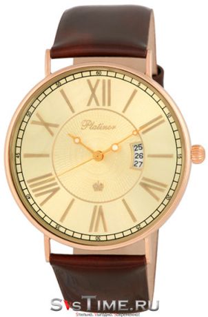 Platinor Женские золотые наручные часы Platinor 56750.620