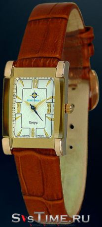Континент Женские золотые российские наручные часы Континент 305.5.5R32 Gold