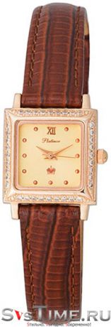 Platinor Женские золотые наручные часы Platinor 90256.416