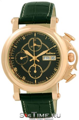 Platinor Мужские золотые наручные часы Platinor 59050.520