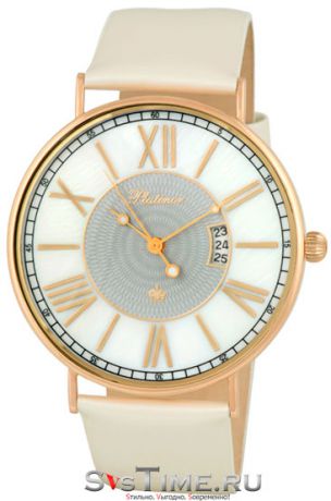 Platinor Женские золотые наручные часы Platinor 56750.323