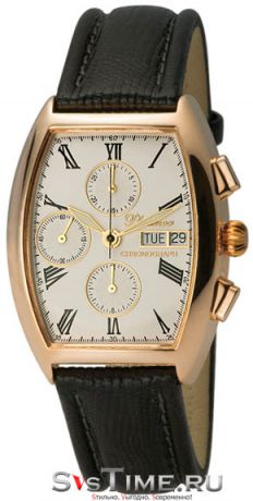 Platinor Мужские золотые наручные часы Platinor 58150.115