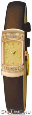 Platinor Женские золотые наручные часы Platinor 98351.411
