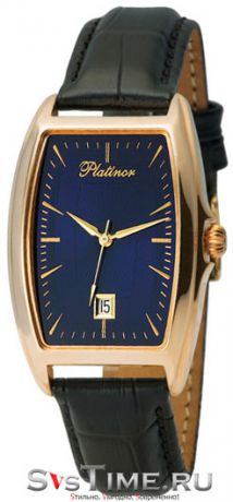 Platinor Мужские золотые наручные часы Platinor 47750.603