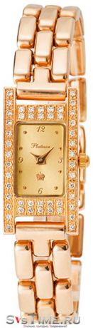 Platinor Женские золотые наручные часы Platinor 90551-1.406
