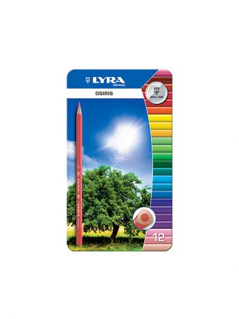Lyra Lyra osiris 12цв,цветные карандаши в мет. коробке.