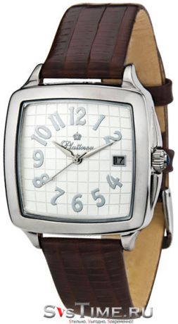 Platinor Мужские серебряные наручные часы Platinor 40400.133