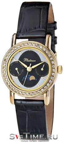 Platinor Женские золотые наручные часы Platinor 97766.828