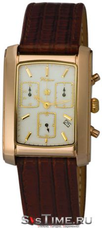 Platinor Мужские золотые наручные часы Platinor 56350.303