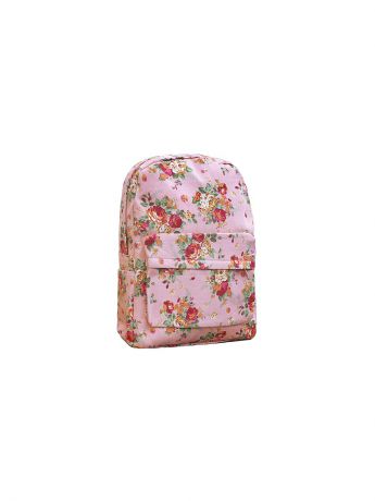 Kawaii Factory Рюкзак с цветочным принтом "Flower Bouquets" (розовый)