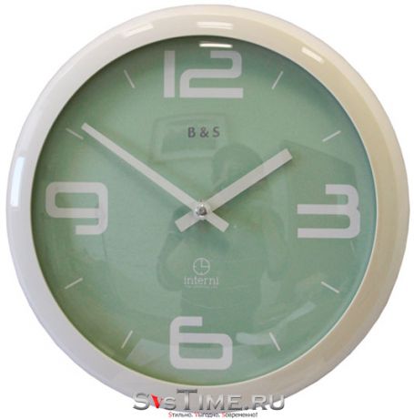 B&S Настенные интерьерные часы B&S P-208 IV-Green