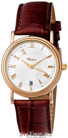 Platinor Мужские золотые наручные часы Platinor 50650.218