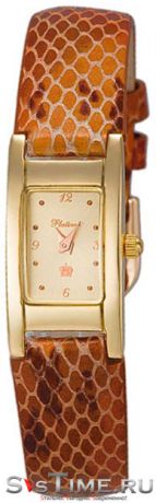 Platinor Женские золотые наручные часы Platinor 90510.406