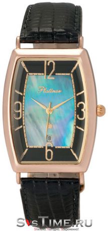 Platinor Мужские золотые наручные часы Platinor 54050.507
