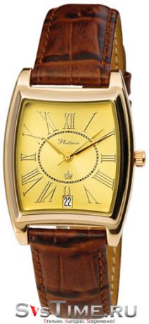 Platinor Мужские золотые наручные часы Platinor 53050.415
