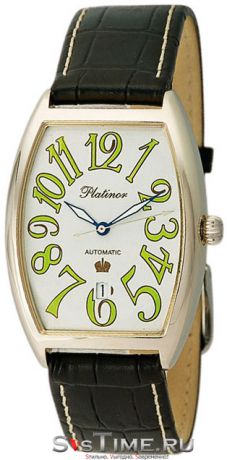 Platinor Мужские золотые наручные часы Platinor 54140.805