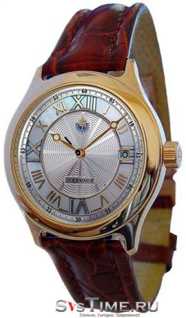 Континент Мужские золотые российские наручные часы Континент 103.2.8215 Gold