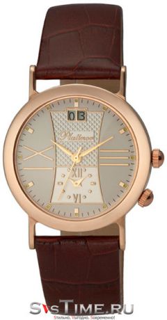 Platinor Мужские золотые наручные часы Platinor 55850.232