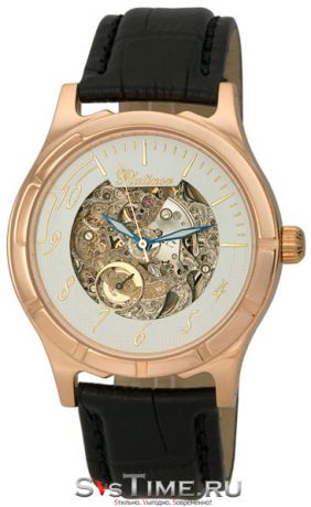 Platinor Мужские золотые наручные часы Platinor 47850Д.156