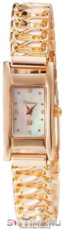 Platinor Женские золотые наручные часы Platinor 90550.316