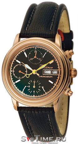 Platinor Мужские золотые наручные часы Platinor 57750.503