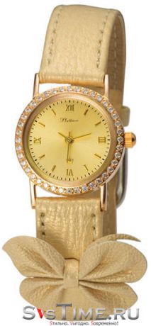 Platinor Женские золотые наручные часы Platinor 98156.416