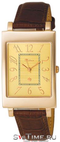 Platinor Мужские золотые наручные часы Platinor 54350.410