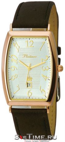 Platinor Мужские золотые наручные часы Platinor 54050.211