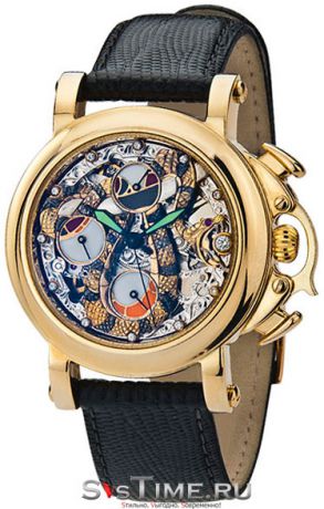 Platinor Мужские золотые наручные часы Platinor 59060СД ОР2013.213