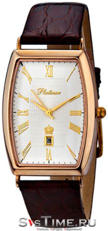 Platinor Мужские золотые наручные часы Platinor 54050.221