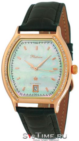 Platinor Мужские золотые наручные часы Platinor 53351.303