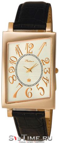 Platinor Мужские золотые наручные часы Platinor 54450.210