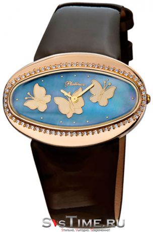Platinor Женские золотые наручные часы Platinor 92656.655