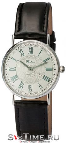 Platinor Мужские серебряные наручные часы Platinor 54500.220