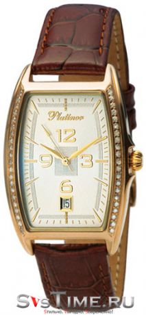 Platinor Мужские золотые наручные часы Platinor 47751.110