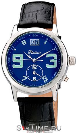 Platinor Мужские серебряные наручные часы Platinor 49100.632