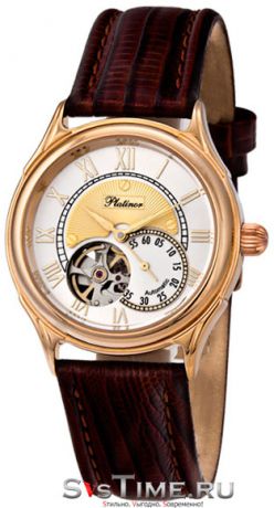 Platinor Мужские золотые наручные часы Platinor 56450.220