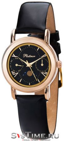 Platinor Женские золотые наручные часы Platinor 97750.516