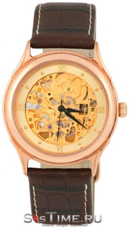 Platinor Мужские золотые наручные часы Platinor 41950.458