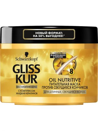 Gliss Kur Маска в банке Oil Nutritive 300 мл