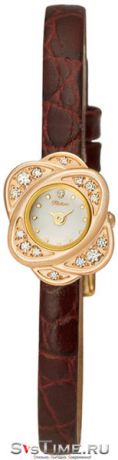 Platinor Женские золотые наручные часы Platinor 44756.301