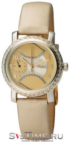 Platinor Женские серебряные наручные часы Platinor 97306.432