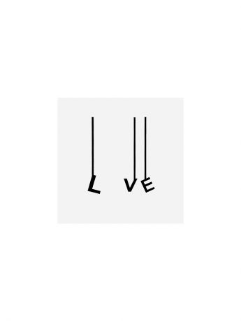 Kawaii Factory Наклейка для iPad 2/3/4 "Love"
