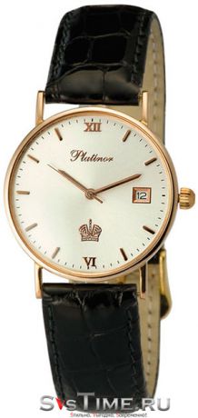 Platinor Мужские золотые наручные часы Platinor 54550.216