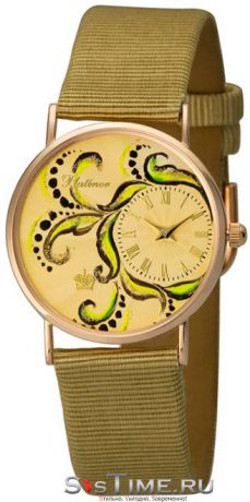 Platinor Женские золотые наручные часы Platinor 54550-1P.437
