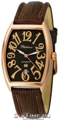 Platinor Мужские золотые наручные часы Platinor 54150.505