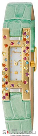 Platinor Женские золотые наручные часы Platinor 90467.301