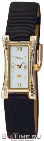 Platinor Женские золотые наручные часы Platinor 91765А.116