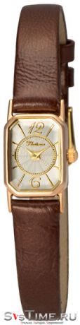 Platinor Женские золотые наручные часы Platinor 98450-1.310