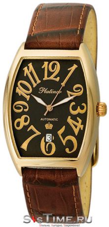 Platinor Мужские золотые наручные часы Platinor 54110.505